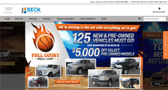 Desktop Screenshot of beck-motors.com